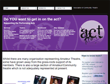 Tablet Screenshot of actuk.org